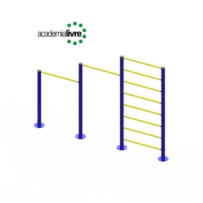 JOGO DE BARRAS COM ESPALDAR 