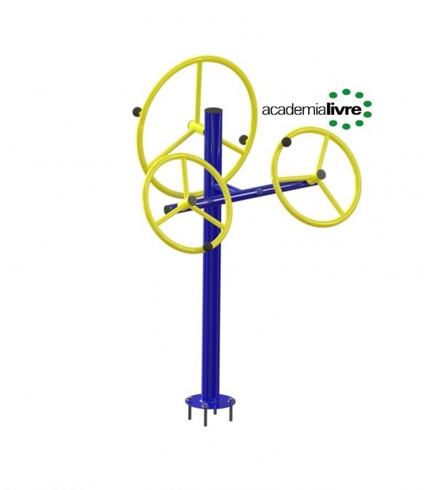 VOLANTE DE ROTAÇÃO DIAGONAL COM VERTICAL CONJUGADO 