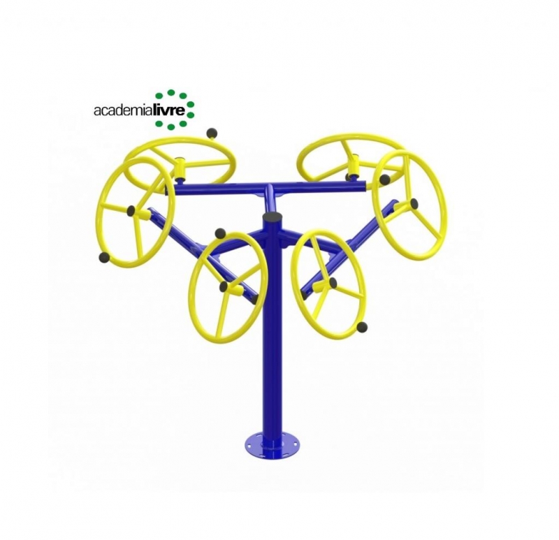 VOLANTE DE ROTAÇÃO DIAGONAL TRIPLO 